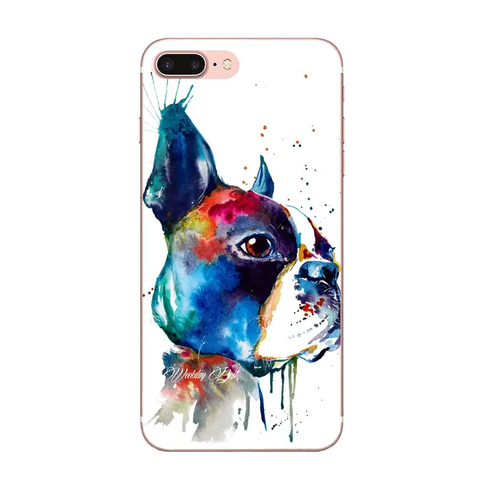 Boston Terrier Dog Puppies для Huawei P8 P9 P10 P20 P30 Mate 7 8 9 10 20 Lite Plus Pro 2017 чехол телефона | Мобильные