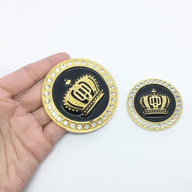 

Лидер продаж, Модные металлические украшения для стайлинга автомобиля, наклейки с хрустальной короной, индивидуальные наклейки для кузова автомобиля, аксессуары