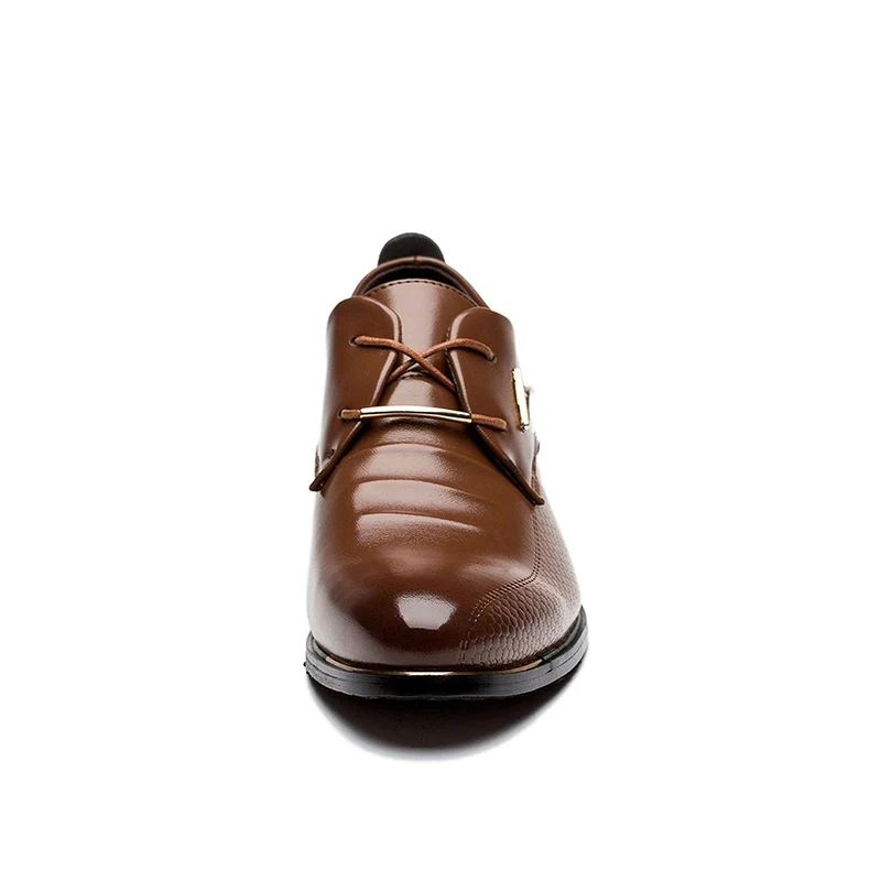 Роскошные брендовые Классические Мужские модельные туфли с острым носком; кожаные мужские туфли-оксфорды; деловые мужские свадебные туфли для банкета