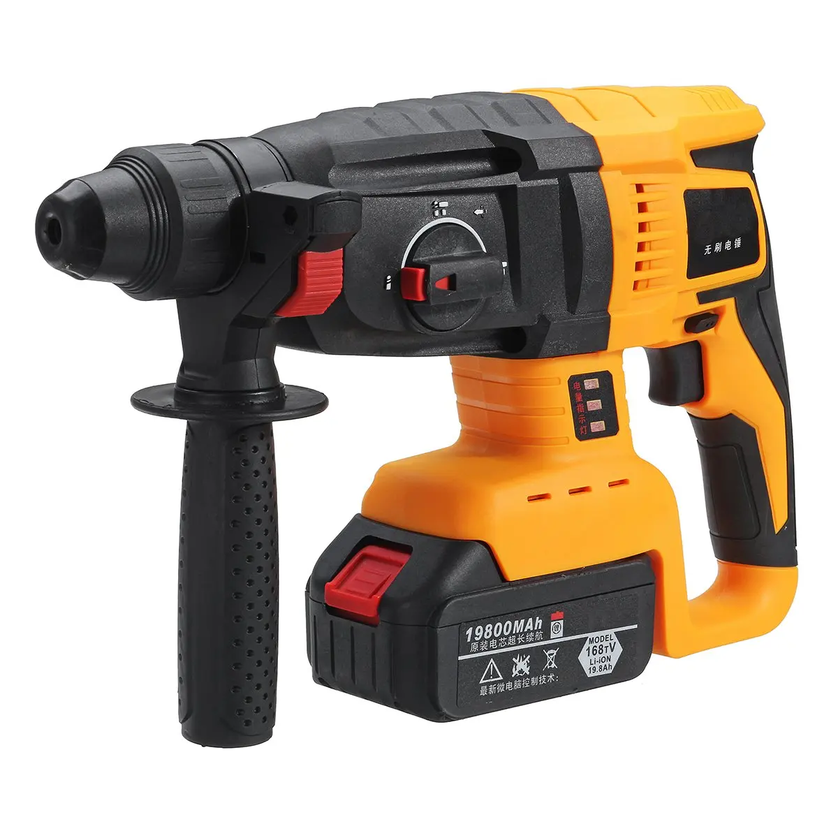 110 V-240 V 800W электрическая Ударная дрель перфоратор бесщеточный мотор аккумуляторная ударная Электрическая дрель электрическая Палочки с Батарея