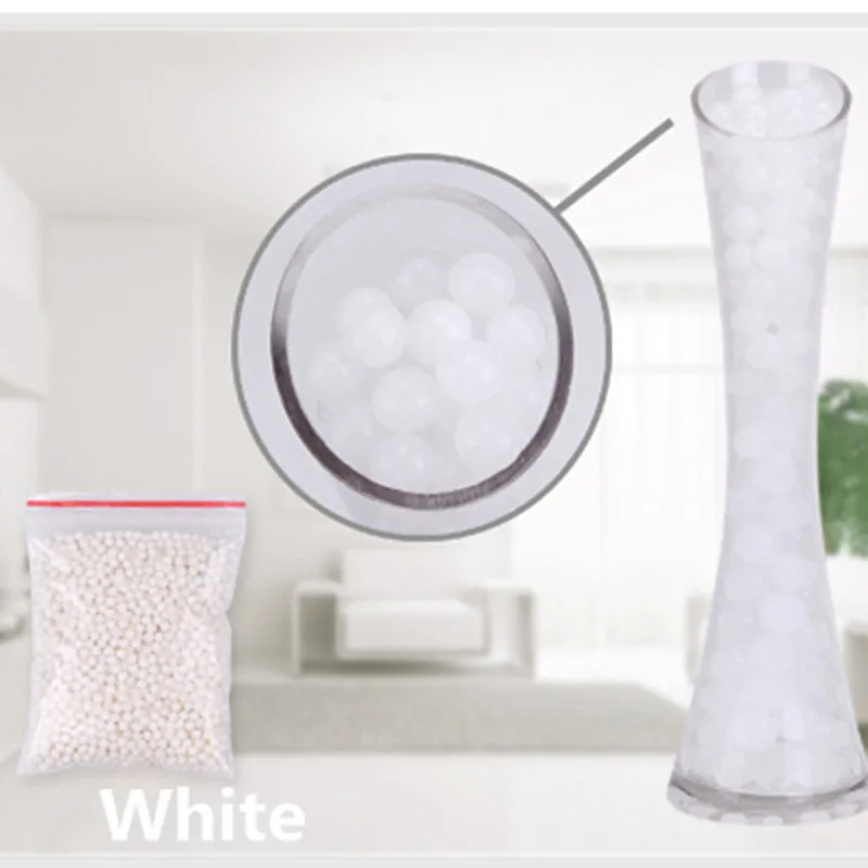 Белый цвет 1000 шт./лот жемчужные хрустальные водяные бусинки для почвы Волшебные