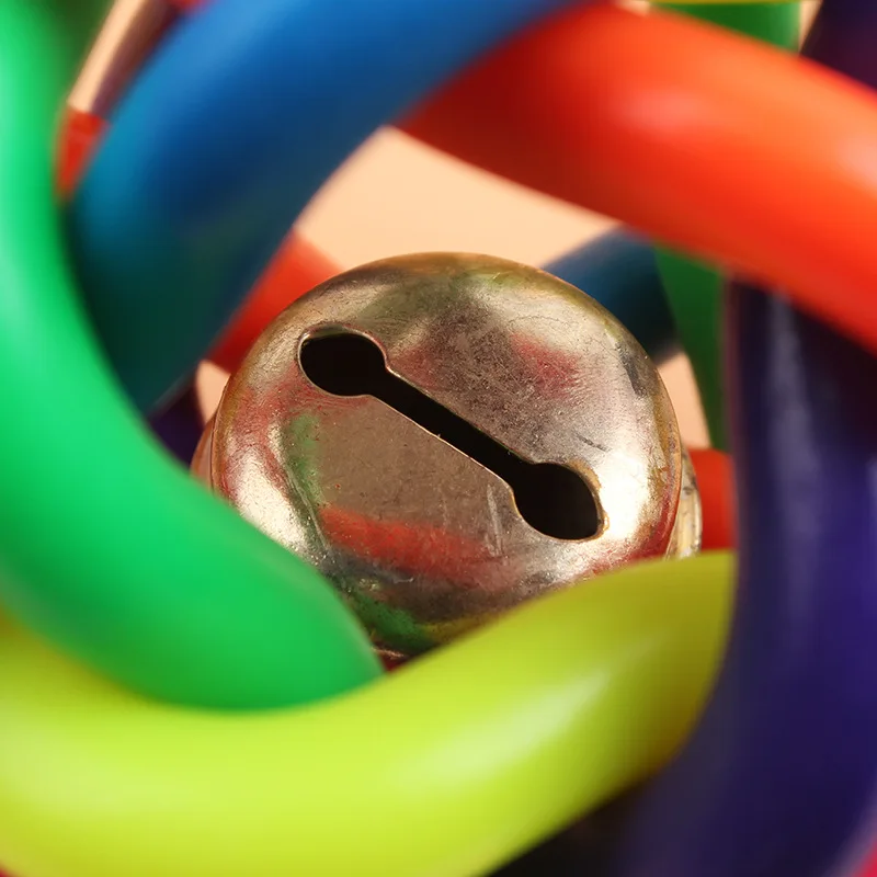 Новая игрушка для питомца собаки кошки Красочный резиновый круглый шар с