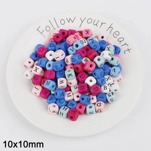 50PCS 1 упаковка разноцветный деревянный бисер смешанный цвет деревянные бусины для самостоятельного изготовления ювелирных изделий кормящих браслет бисер для подвески шитье ремесло - Цвет: 50PCS
