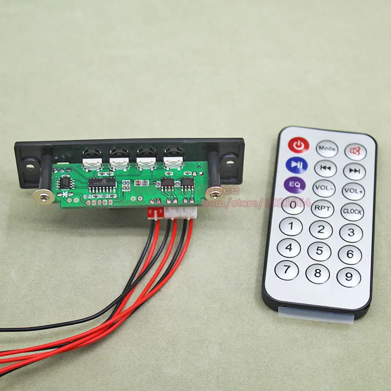 MP3 WAV аудио декодер 1 компл./лот 3 Вт + плеер усилитель мощности Модуль платы PCB USB TF