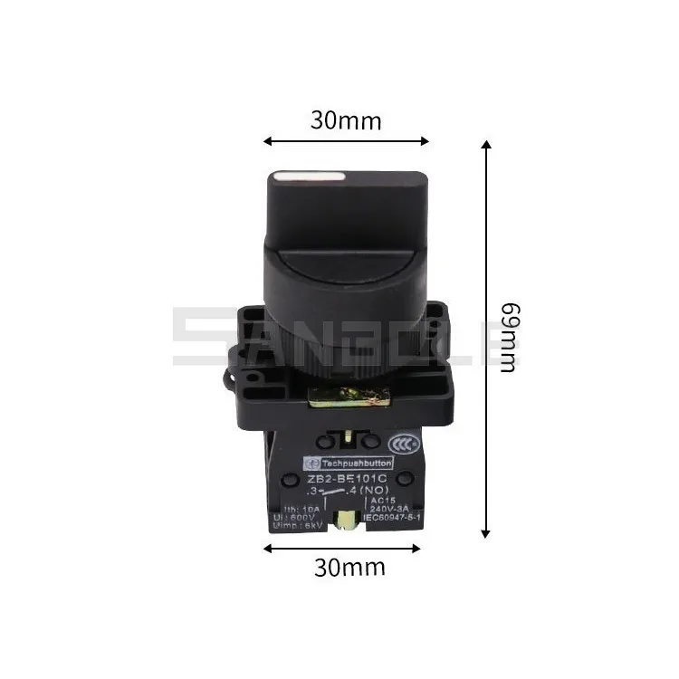 Рукоятка вращающаяся диаметром 22 мм ручка с переключателем 3 положения 2