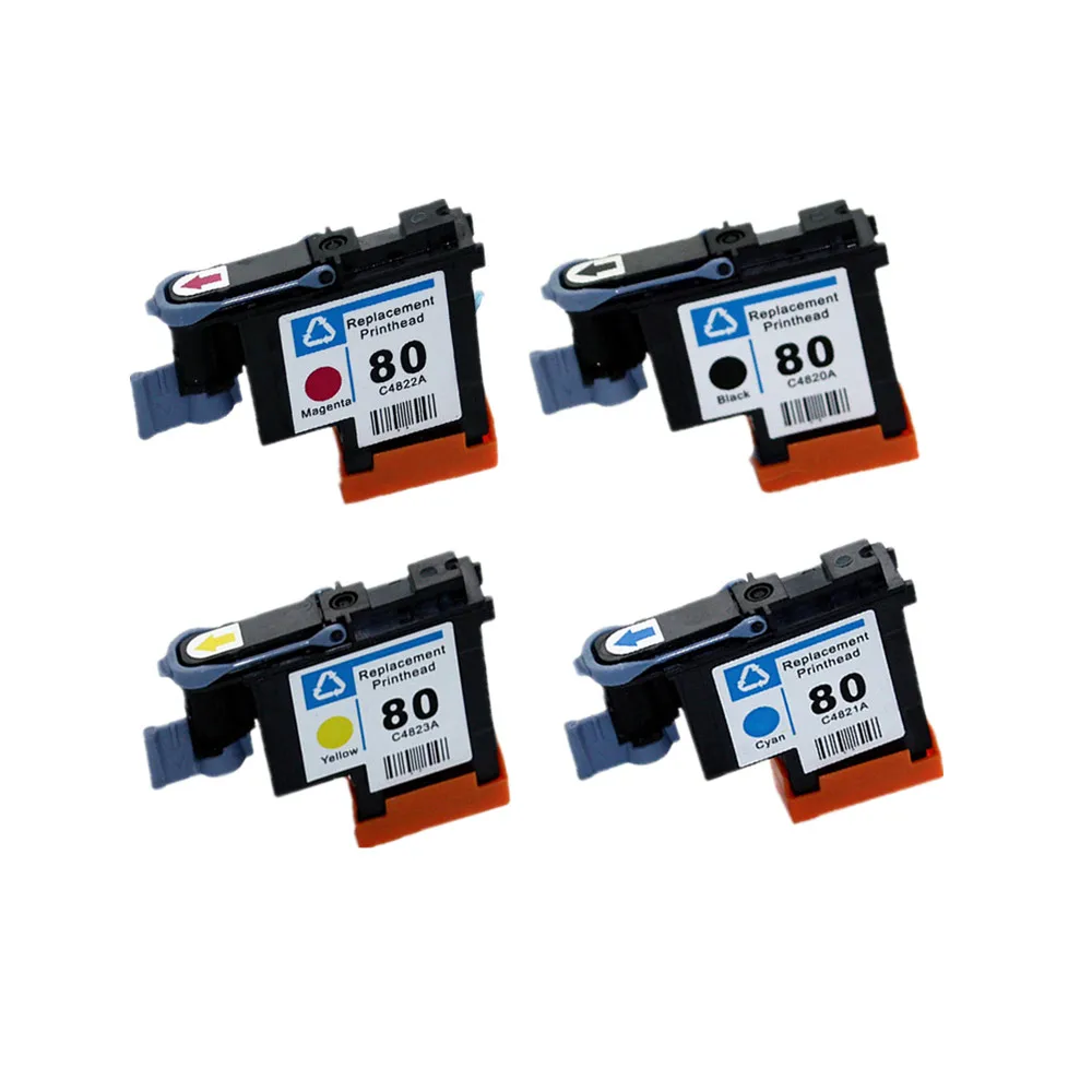 YI LE CAI совместимый для hp 80 печатающая головка Designjet 1000 1050c 1055 чернильный картридж Печатающая головка для hp 80 картриджей