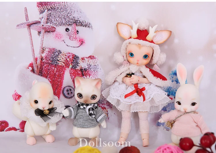 BJD кукла Руди 1/8 Рождественский олень включает полный набор опций прекрасный питомец шарнирная кукла Oueneifs luodoll