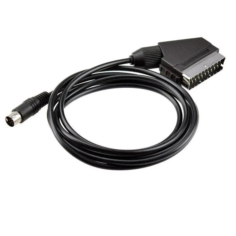 Замена 1,8 м v-контактный Scart кабель для sega Megadrive 1 Genesis 1 Master system 1 RGB AV Scart кабель кабели