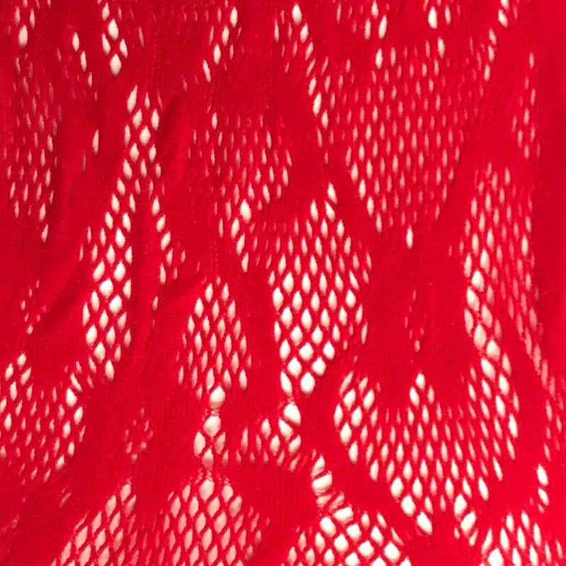 Red Сексуальное порно белье женское Горячее Эротическое Сетчатое Боди женское Тедди Lenceria сексуальные колготки с открытой промежностью Боди Чулки сексуальные костюмы - Цвет: Red