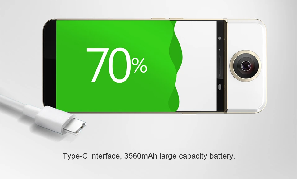 PROTRULY D7 5,5 дюймов AMOLED 360 градусов VR 13 МП мобильный телефон 4G Android MTK6797 Deca Core 3G+ 32G смартфон