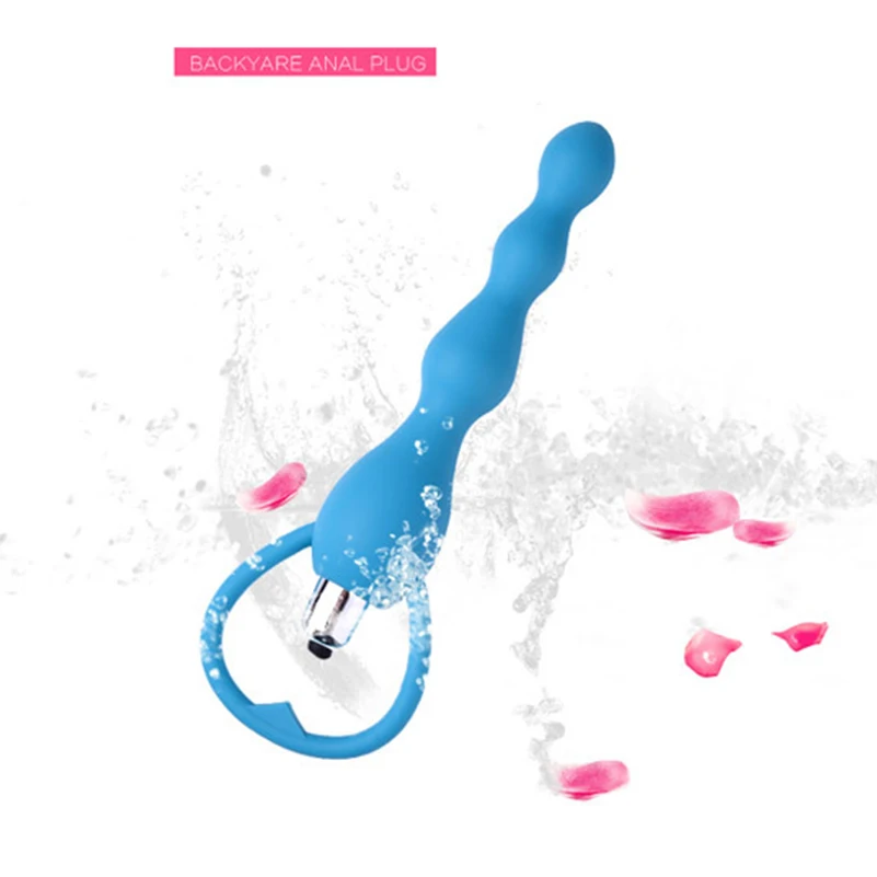 Вибратор шарики Мощный вибратор пенис желе Анальная пробка вибрация секс