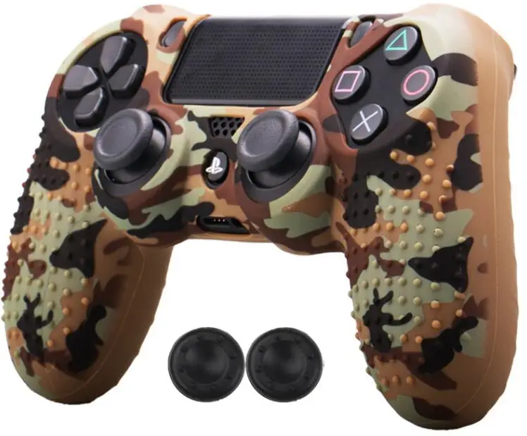 Противоскользящий силиконовый резиновый чехол для PS4 для sony Playstation 4 защитный чехол для контроллера s для PS4 Slim Pro Dualshock 4 - Цвет: G