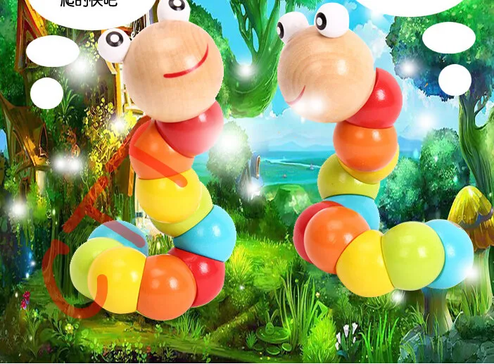 Стт 2016 симпатичные вставить дети образования деревянные игрушки детские пальцы