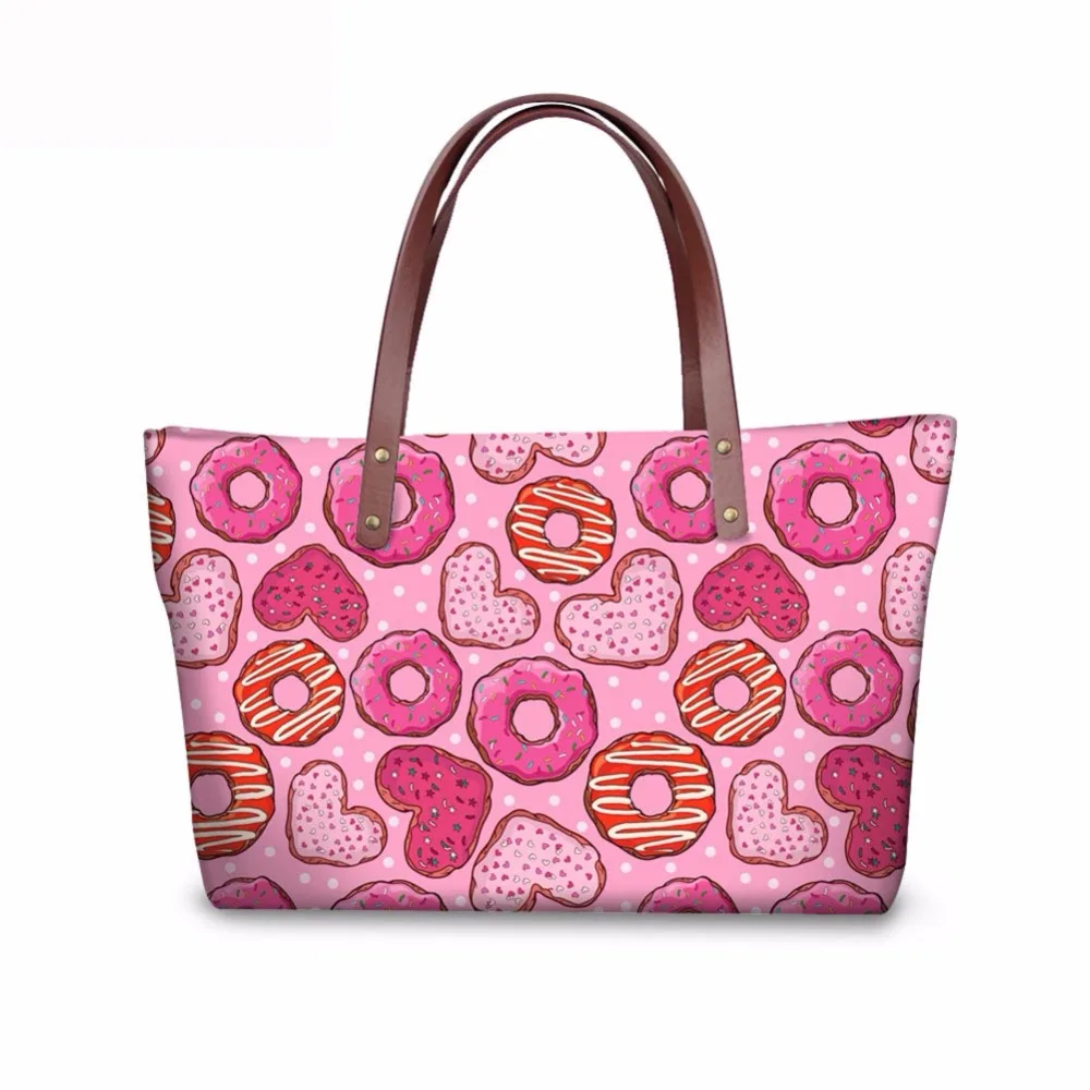 Noisydesigns women candy sweet pink Designer handbags Daily Use Girls Ladies Cross Body Bags Travel Shopping Bag Bolsa Feminina | Багаж и