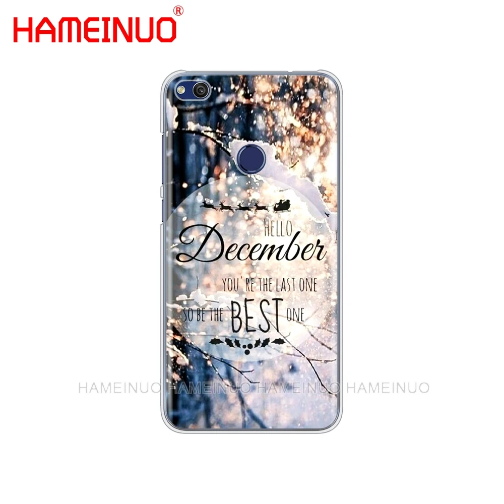 HAMEINUO Пейзаж Зима светильник снежного покрова чехол для телефона для huawei Ascend P7 P8 P9 P10 P20 lite plus pro G9 G8 G7 - Цвет: 43511