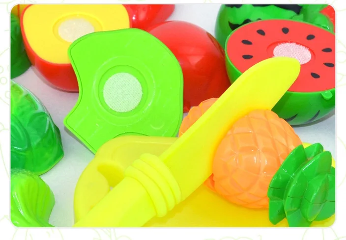 Причудливые игрушки для кухни имитация может Резать Фрукты и овощи честно