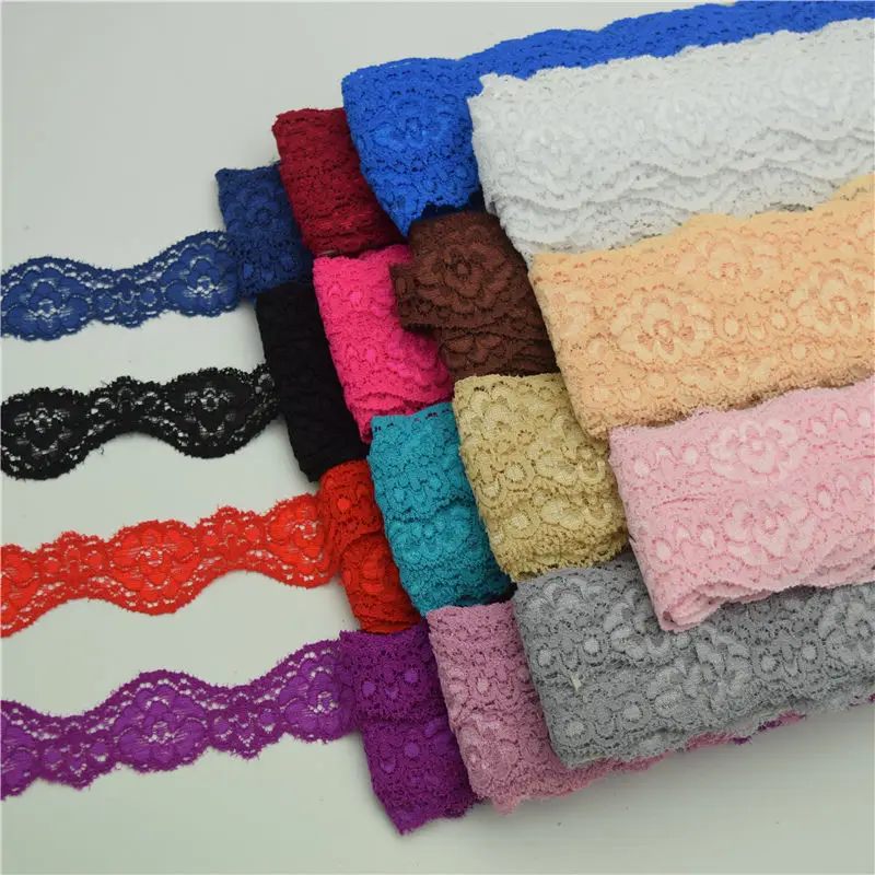 Эластичная лента с кружевной отделкой 10 ярдов 3 5 см|sewing diy|ribbon fabricdiy crafts sewing |