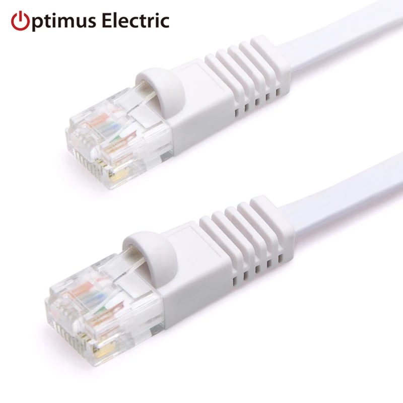 До 1000 Мбит/с Полоса пропускания 1 метр Супер Плоский CAT6 Ethernet сетевой патч кабель