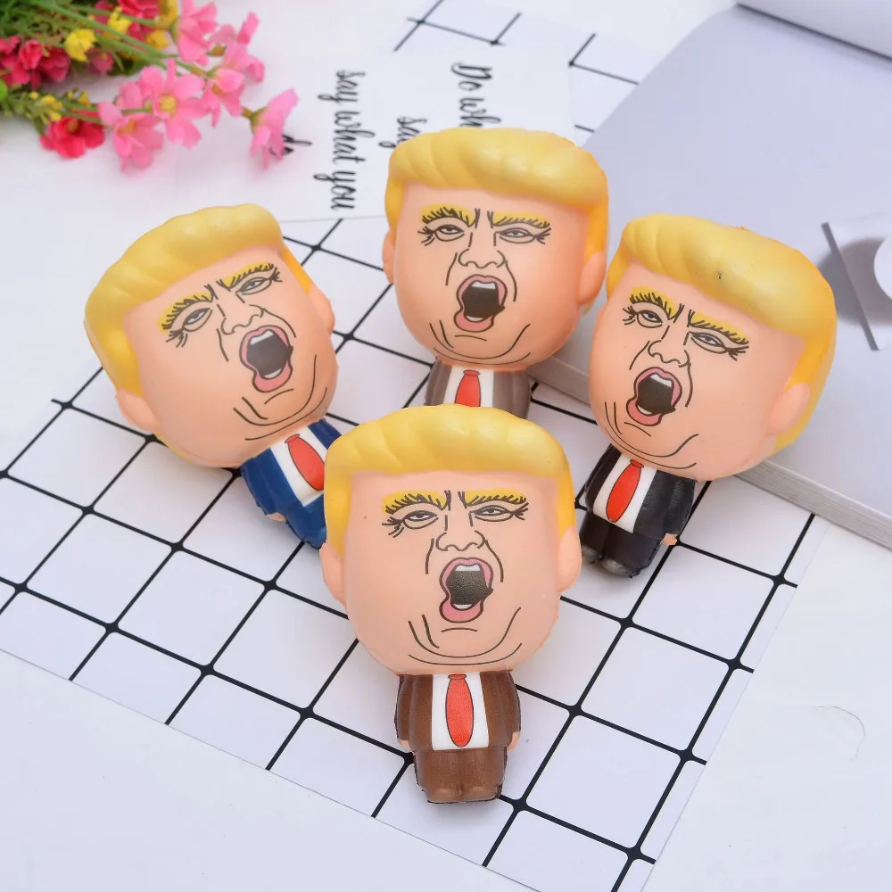 1 шт. милый Дональд Трамп мяч для снятия стресса мягкая игрушка сжимаемые игрушки