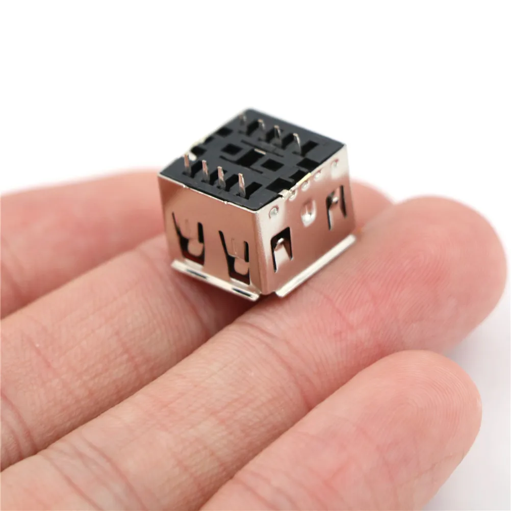 10 шт. разъём для зарядки с двумя USB портами 5 мм|Соединители| |