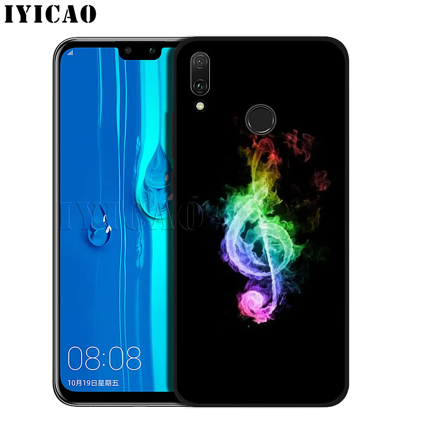 Мягкий силиконовый чехол для телефона IYICAO Love Music Note Piano Umbrella Huawei Mate 30 20 10 Pro Lite Nova 5I 4