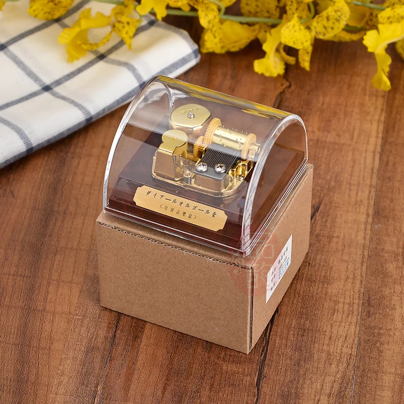 Dome box serinette music handicrafts birthday gifts to send his girlfriend friends pick a song | Дом и сад