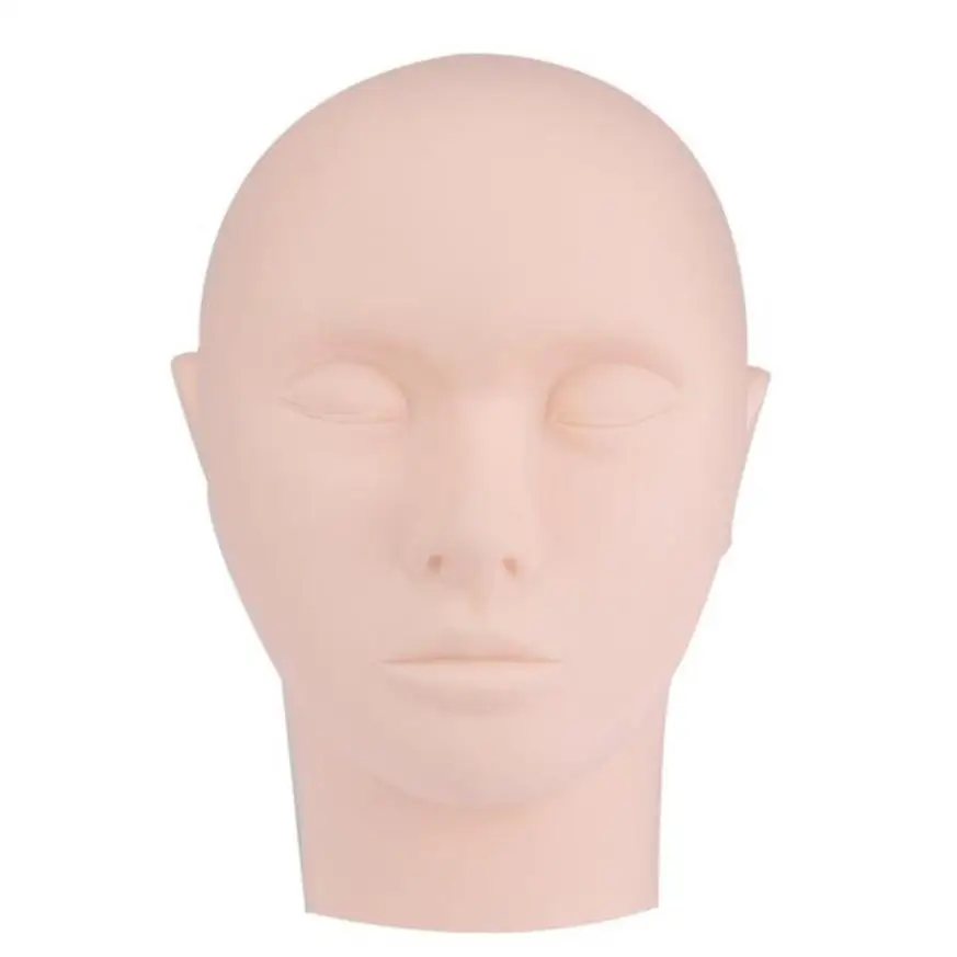 2017 Новый дизайн манекен плоская голова с практика накладные ресницы и пинцет для