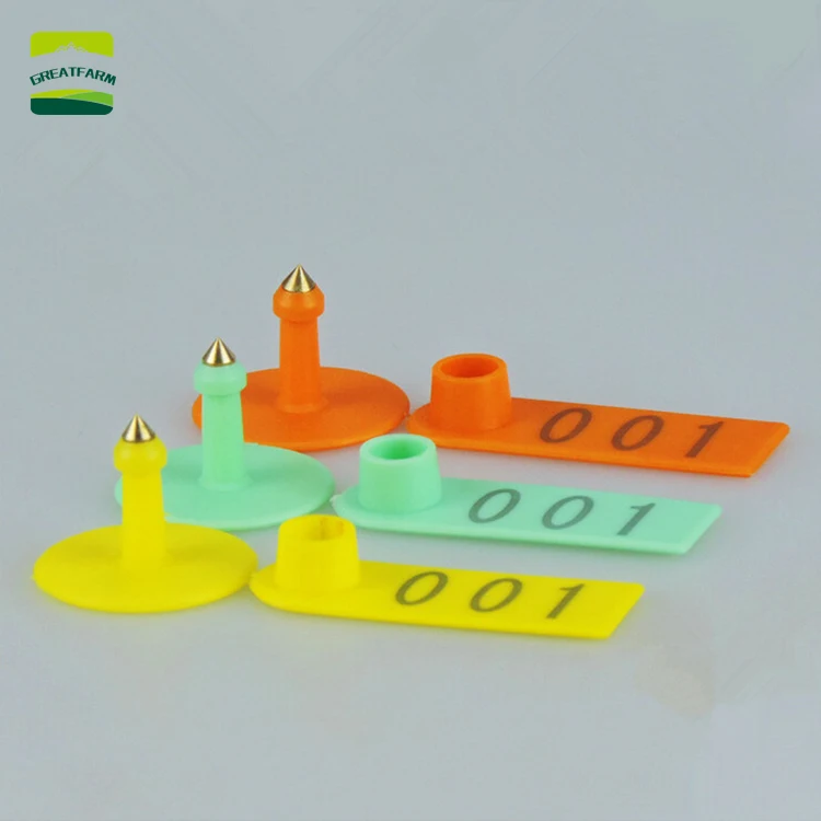 

100 Sets Animal ear tags No word Sheep ear signage Animal identification Device Sheep Swine Wholesales