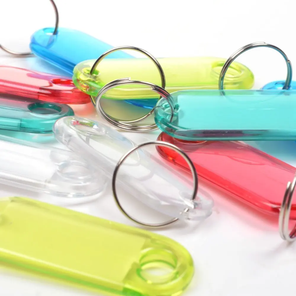 Набор из 50 Разноцветных Этикеток с кольцом держателем для окон и этикеток