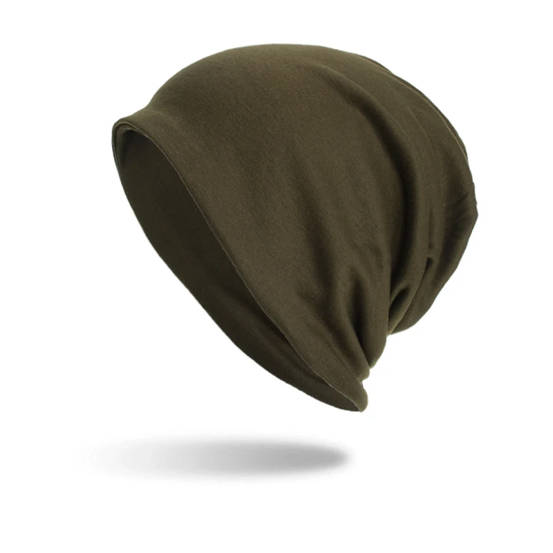 Осенне зимняя модная новинка одноцветная мужская шапка Skullies & Beanies три легких