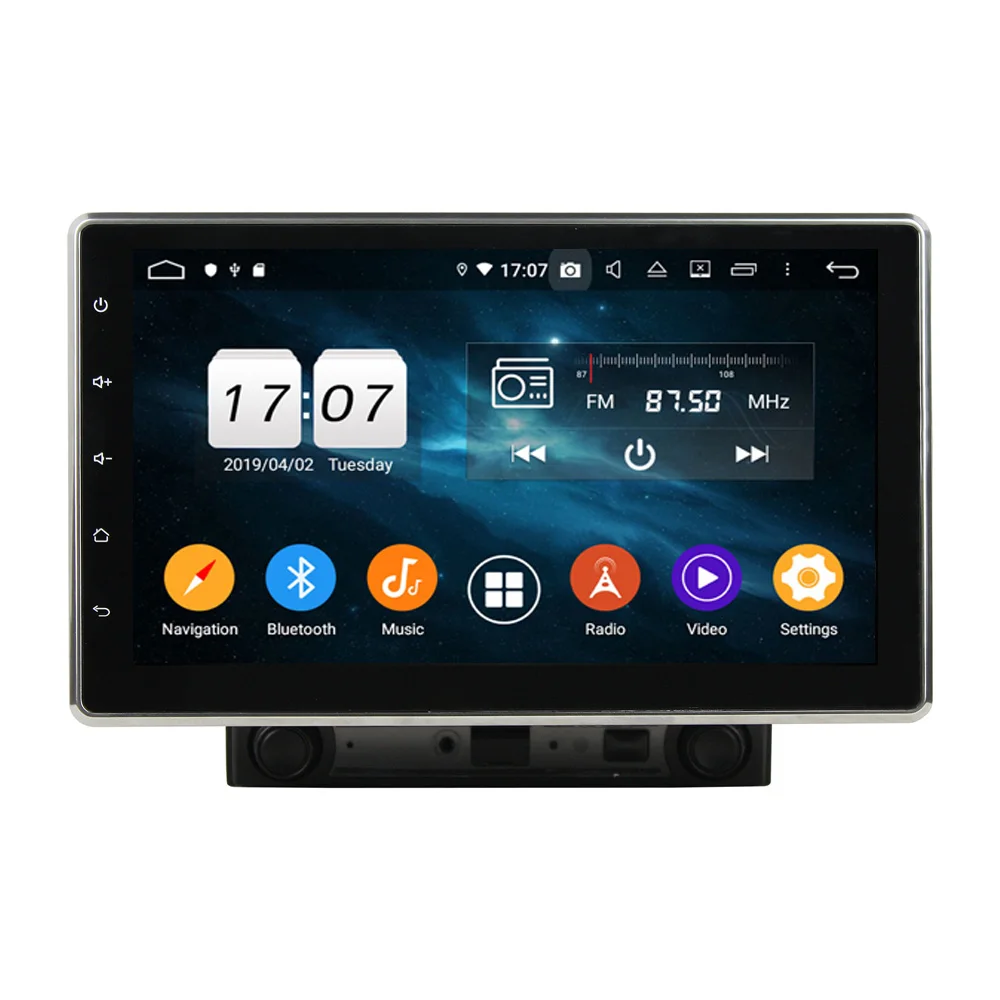 Универсальный Android 9 0 2 Din Восьмиядерный Автомобильный мультимедийный dvd плеер gps