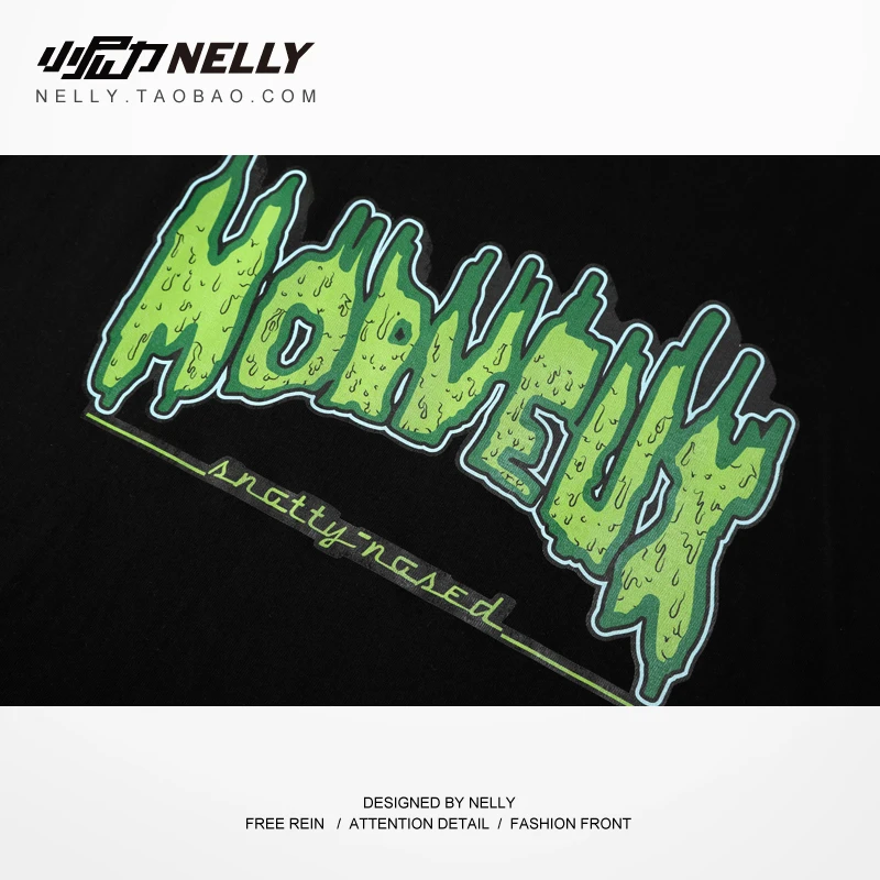Мужская футболка с коротким рукавом NELLY винтажный хлопковый топ круглым вырезом