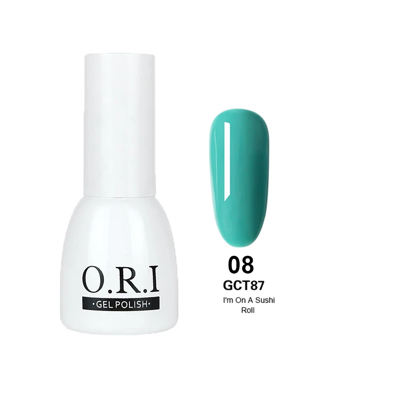 gel 08(T87) O.R.I Гель-лак для ногтей неоновый 8 мл блеск УФ Гибридный гвоздь Базовое покрытие верхнее покрытие Vernis Полупостоянный Гель-лак Esmalte - Цвет: gel 08(T87)