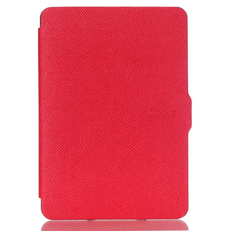 red Ультратонкий чехол для сна для Amazon Kindle paper белый 1 2 3 6 дюймов чехол для Kindle paper белый 1 2 3 чехол для планшета+ пленка+ ручка - Цвет: red