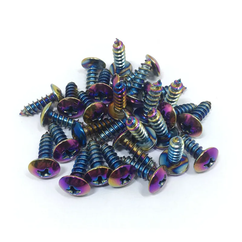 

18 PCS unviersal parts dirt pit bike kit motocross screw motorbike Nuts Bolts moto tip screw fixed accessories motorcycle screw