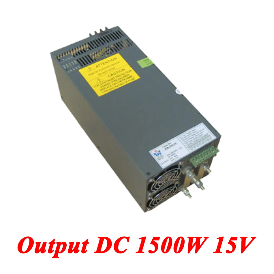 Scn-1500-15 1500 Вт 15 В 220 A высокомощный одиночный выходной импульсный источник питания