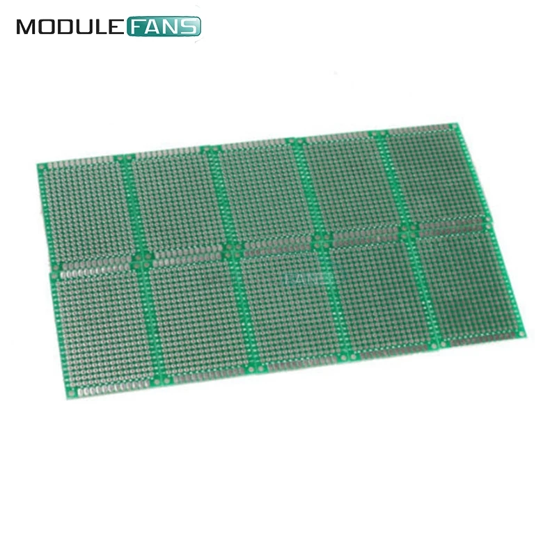 5 шт. FR-4 двухсторонний Прототип PCB 280 точек отверстие Луженая универсальная макетная плата 4x6 4*6 см 40 мм x 60 мм