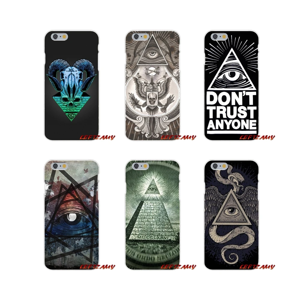 Аксессуары чехлы для телефонов Чехлы iPhone X XR XS MAX 4 4S 5 5S 5C SE 6 6S 7 8 Plus pyramid eye symbol