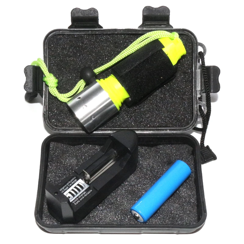 2000 люменов CREE XML T6 Водонепроницаемый светодиодный фонарик Нержавеющая сталь +