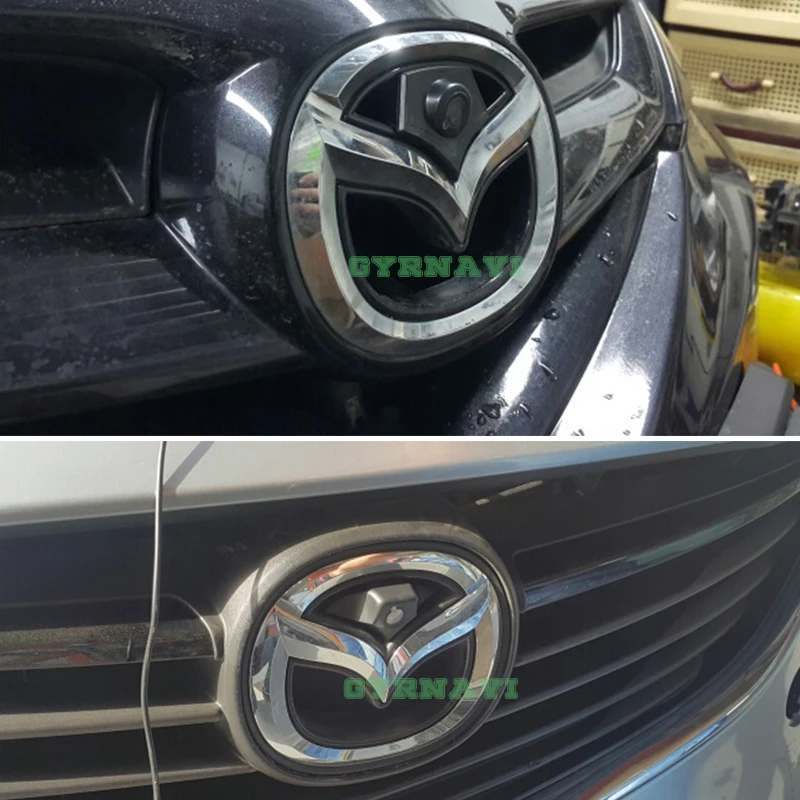 Автомобильная камера переднего вида CCD HD Водонепроницаемая Для mazda GH CX5 CX7 CX9 Mazda 2 3 5 6 8 камера ночного видения с логотипом автомобиля