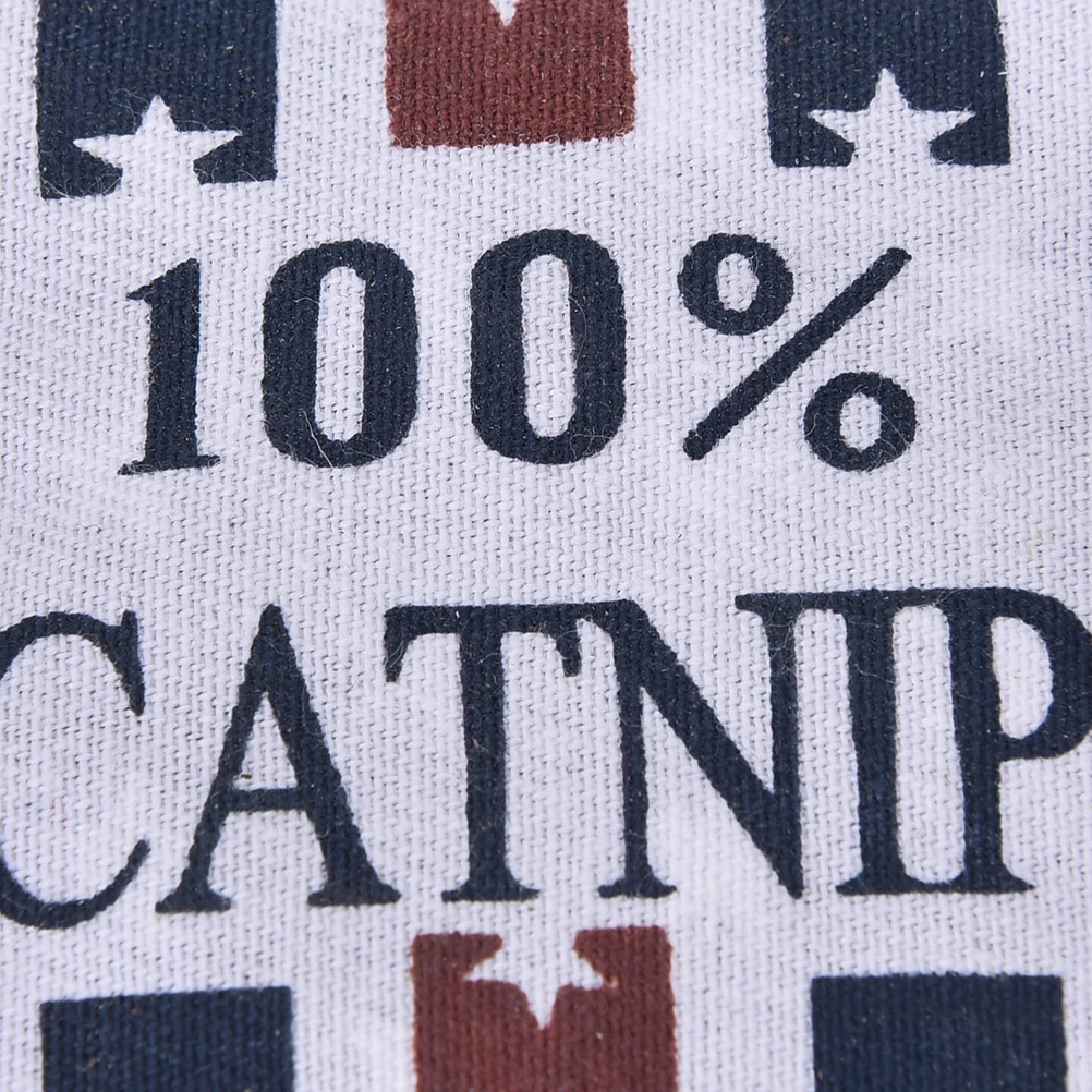 

100% Linen Square Shape Catnip Bags Catnip Toys Supply Cat Love It Pet Catnip Different Colors Random