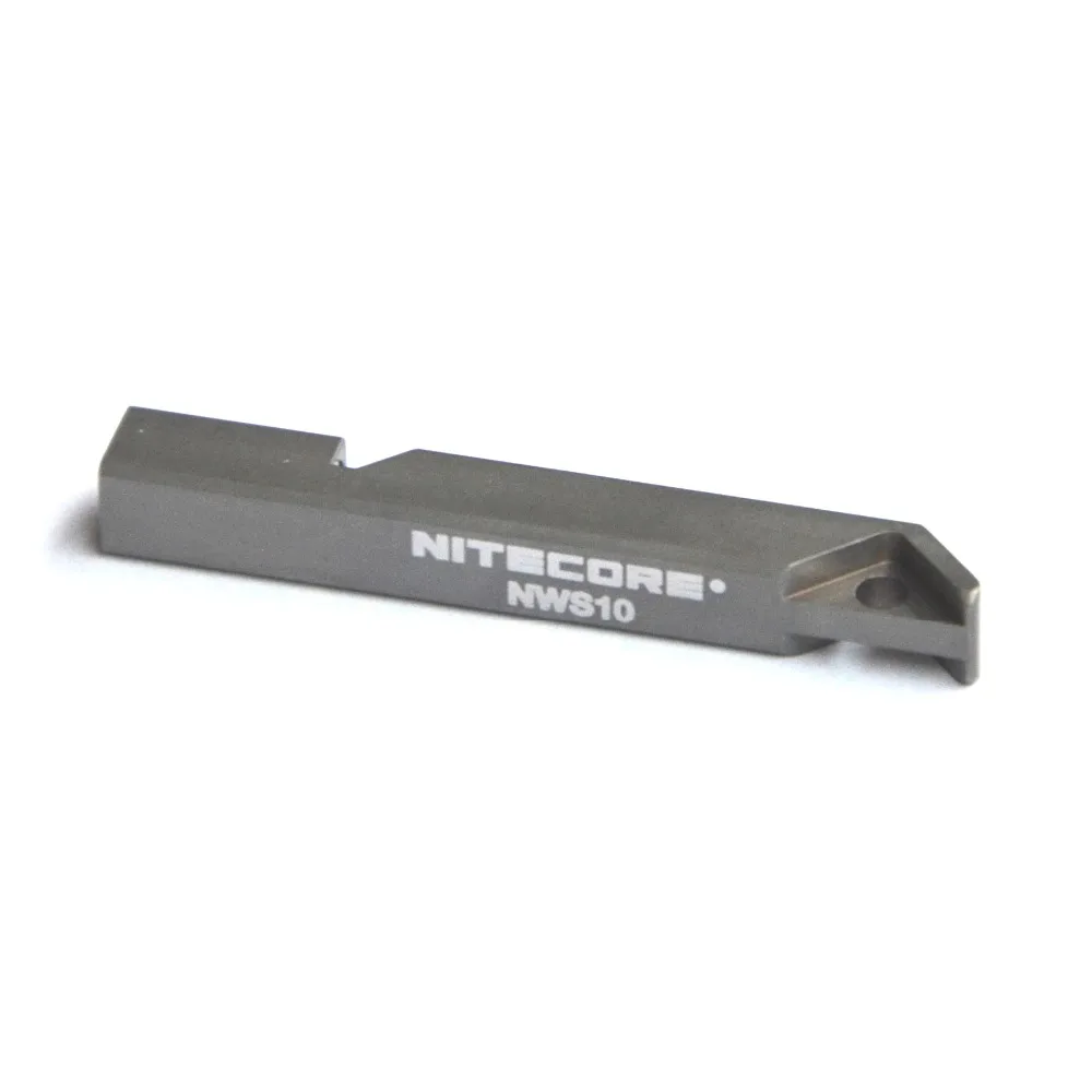Лидер продаж уличный аварийный свисток NITECORE 120 дБ для выживания NWS10 из титанового