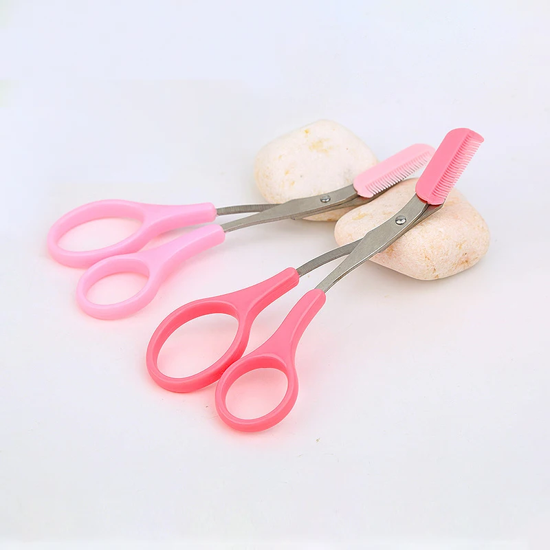 Ножницы для стрижки бровей с расческой свадебные женские удаления волос Уход за