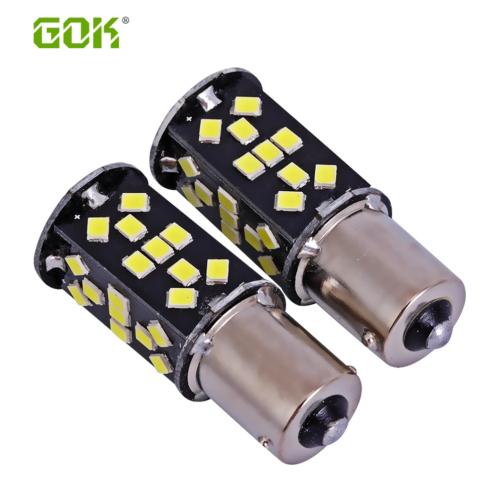 

1pcs White light 1156 smd P21W BA15s 1156 48led 2835 SMD BA15S LED Car Stop/Brake/Tail/Reverse Backup Light Bulb drl headlight