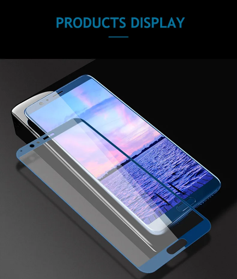 Honor V10 стеклянная пленка MOFI для HUAWEI Honor View 10, закаленное стекло 2.5D, полное покрытие, протектор V10, закаленное стекло 5,99''