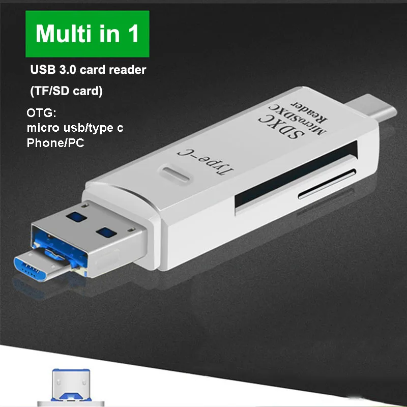 Устройство для чтения карт SD/ Micro TF USB 3 0 OTG Android | Компьютеры и офис