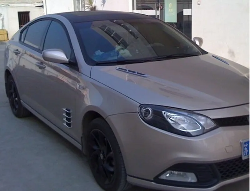 2 шт. автомобильный Стайлинг Акулий стержни Автомобильный капот боковой поток