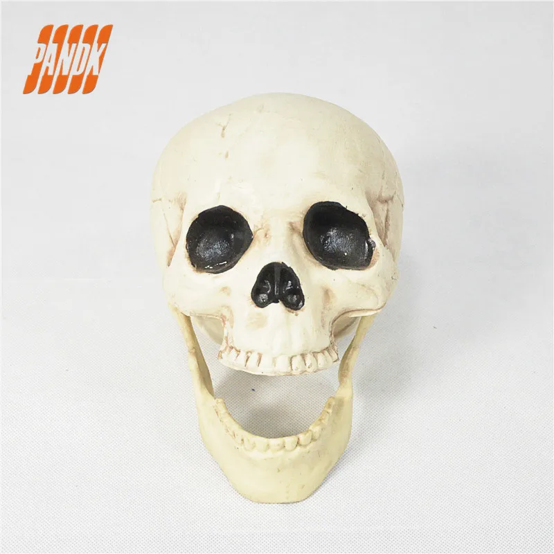 Хэллоуин Череп Пластик жизни Размеры реалистичные череп Опора страшные