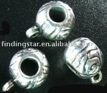 Бесплатная доставка 120 шт. тибетский серебряный декоративный валик A419|silver sandal