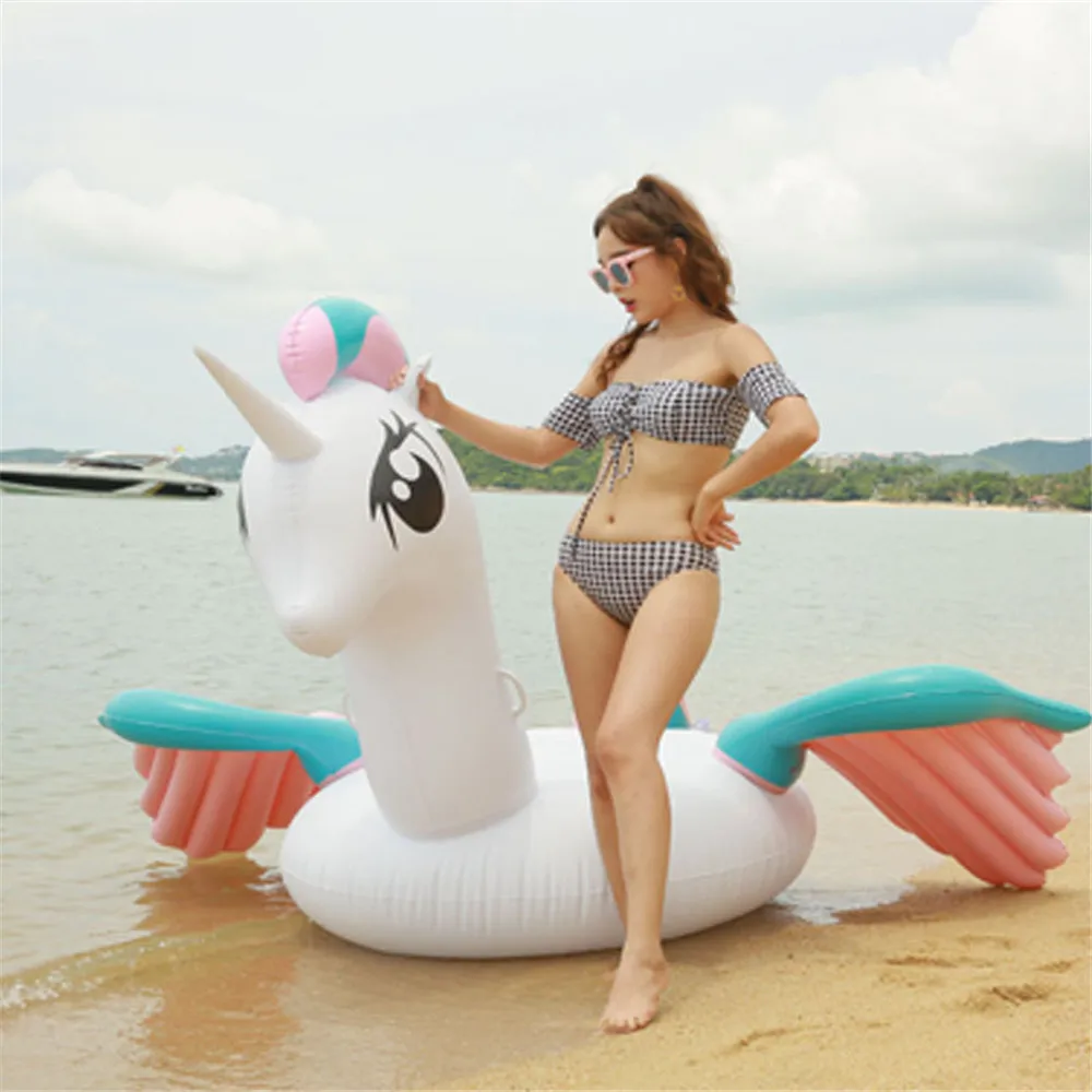 Взрослый большой единорог воды надувная плавающая кровать бассейн гигантский